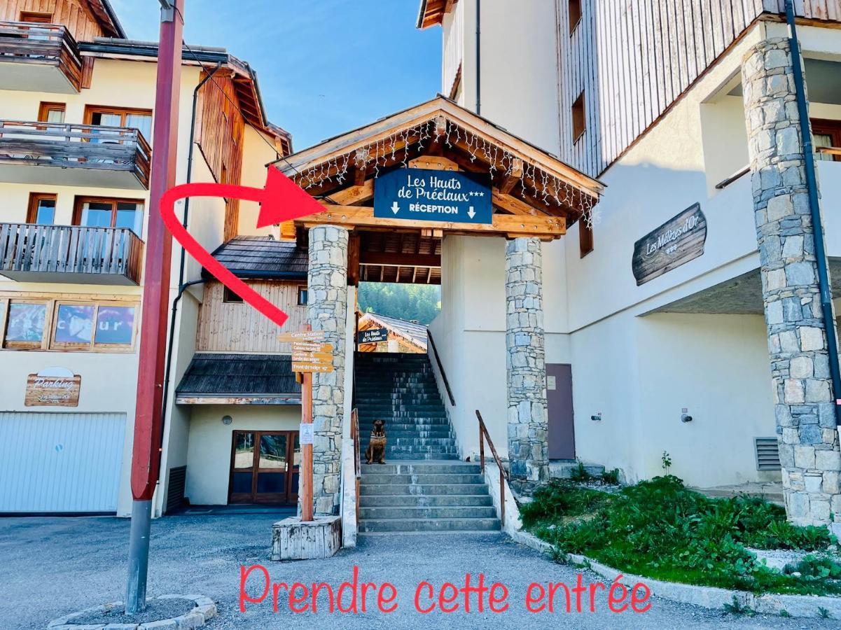 Les Orres 6 Places Coeur De Station Avec Piscine Exteriér fotografie